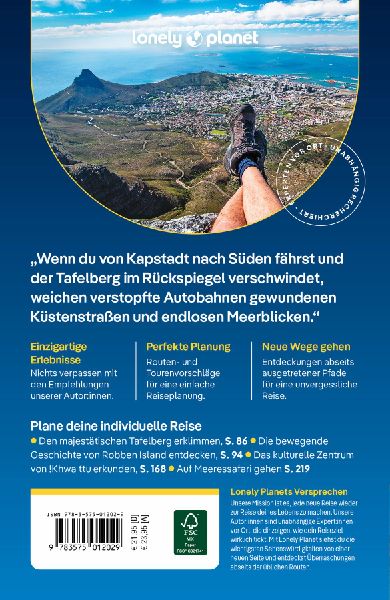 LONELY PLANET Reiseführer Kapstadt & Garden Route