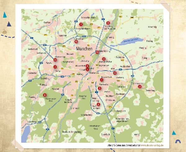In und um München. Radeln für die Seele