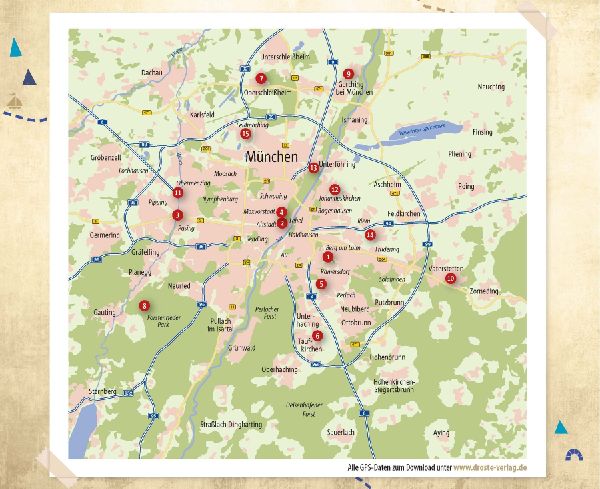 In und um München. Radeln für die Seele