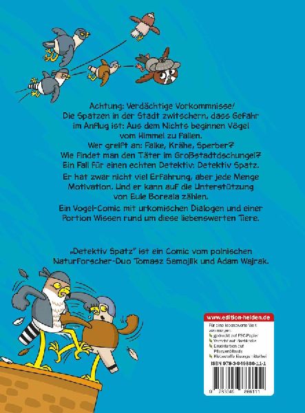 Detektiv Spatz und die gebrochene Feder