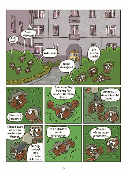 Detektiv Spatz und die gebrochene Feder