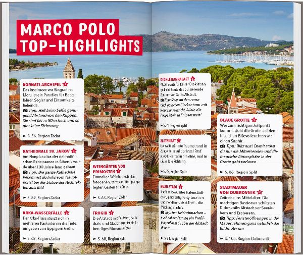MARCO POLO Reiseführer Kroatische Küste Dalmatien