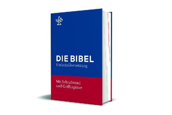 Bibel mit Schreibrand (Blauer Einband)