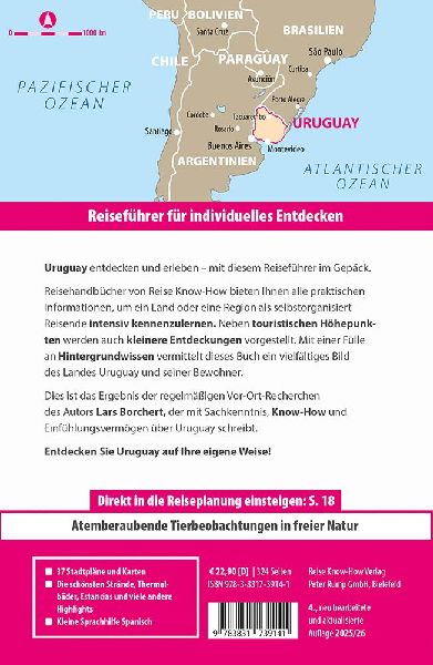 Reise Know-How Reiseführer Uruguay