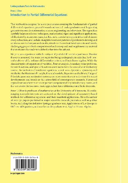 Introduction to Partial Differential Equations