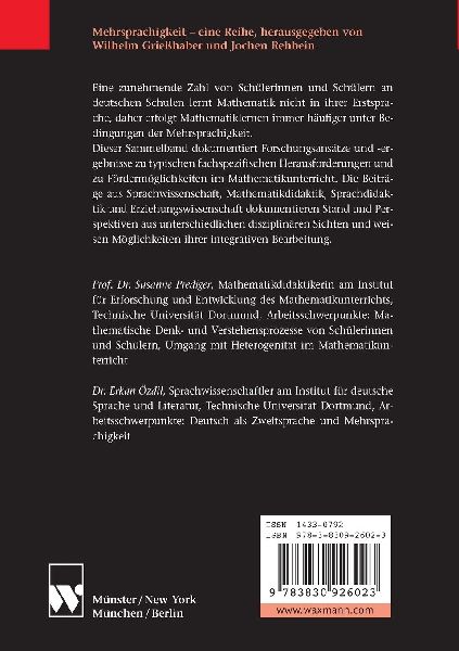 Mathematiklernen unter Bedingungen der Mehrsprachigkeit