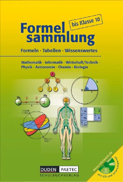 Formelsammlung bis Klasse 10 mit CD-ROM
