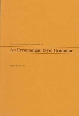 An Erromangan (Sye) Grammar