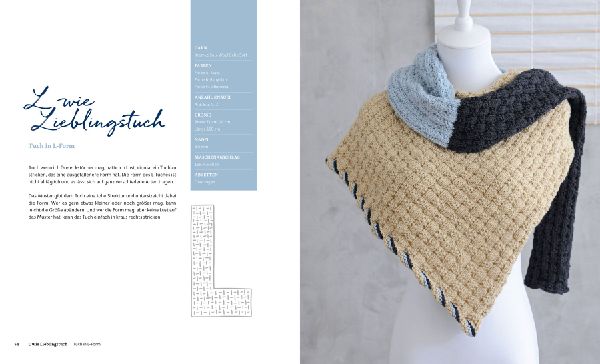 Rechte Masche, linke Masche. Japanische Tücher und Schals stricken.