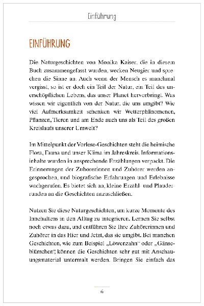 Naturgeschichten für Senioren