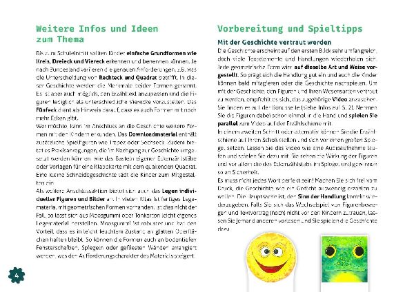 Die kleine Wolke und die Grundformen. Erzählschienen-Figurenset