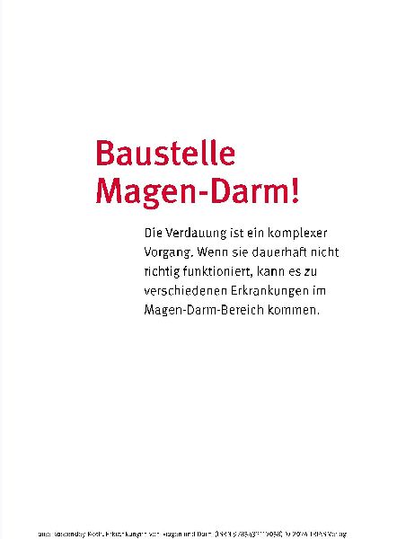Naturheilpraxis: Erkrankungen von Magen und Darm