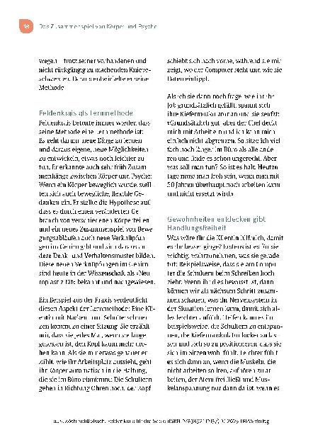 Feldenkrais für die Seele
