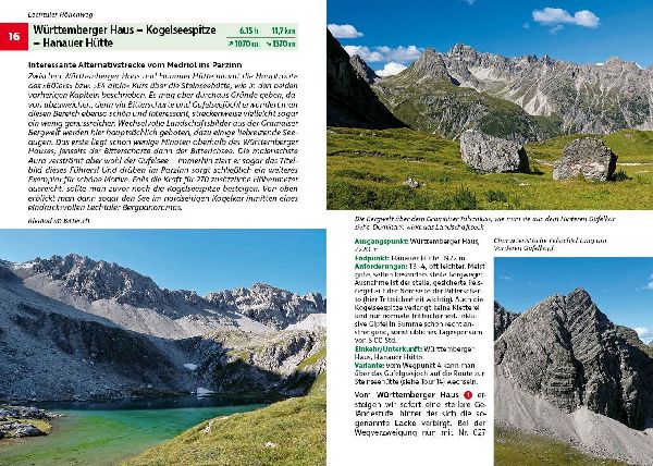 ROTHER Wanderführer Lechtaler Höhenweg - Verwall-Runde