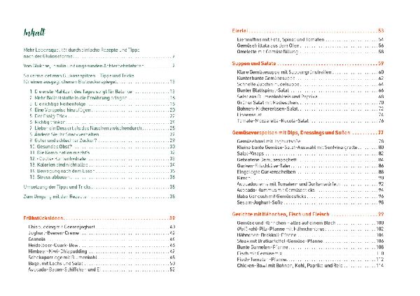 Die Glukose-Formel: Das Kochbuch