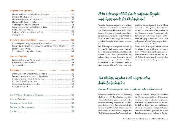 Die Glukose-Formel: Das Kochbuch