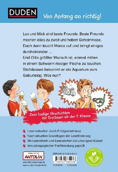 Duden Leseprofi - Lustige Erstlesegeschichten für Jungs, 2. Klasse (Doppelband)