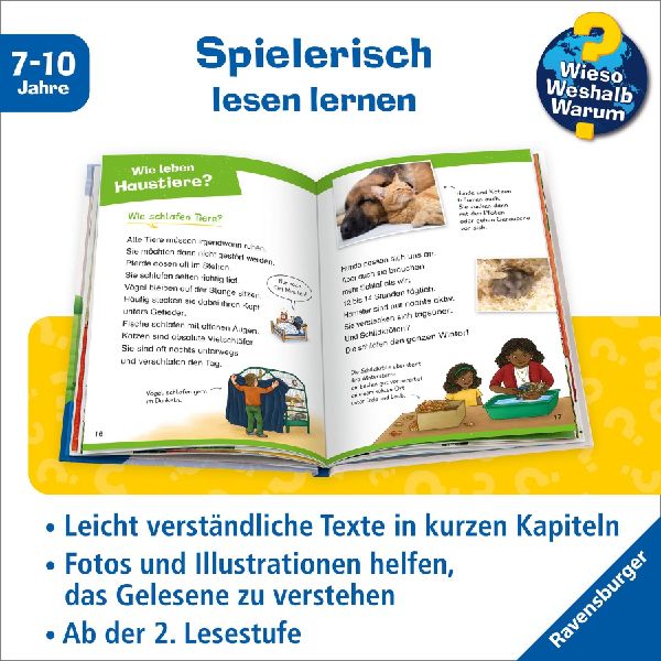 Wieso? Weshalb? Warum? Erstleser, Band 12 - Haustiere
