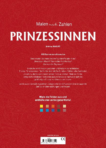 Disney Malen nach Zahlen: Prinzessinnen