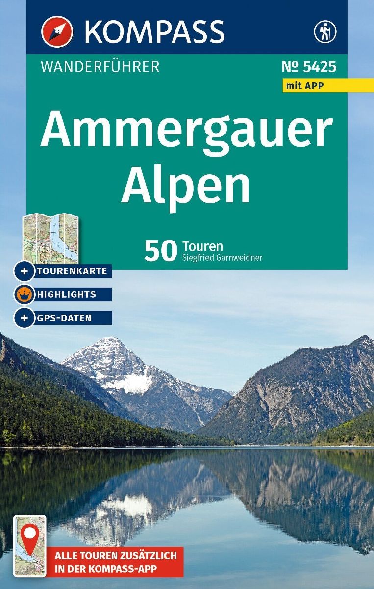 KOMPASS Wanderführer Ammergauer Alpen, 50 Touren mit Extra-To...