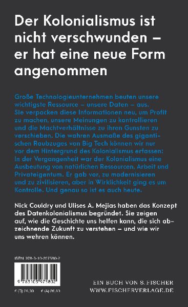 Datenraub - Der neue Kolonialismus von Big Tech und wie wir uns dagegen wehren können