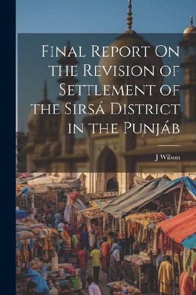 Final Report On the Revision of Settlement of the Sirsá Distr...