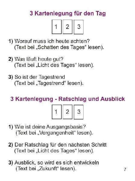Große Wegbegleiter Lenormandkarten mit viel Text