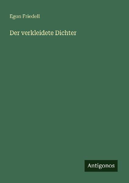 Der verkleidete Dichter