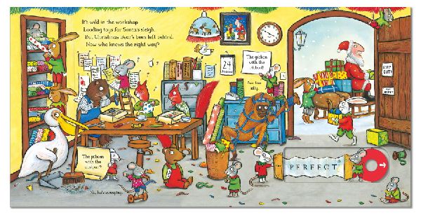 The Christmas Bear: A Push, Pull and Slide Book