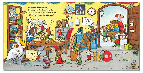 The Christmas Bear: A Push, Pull and Slide Book