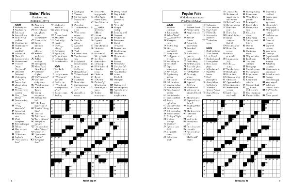 Dreamy Sunday Crosswords