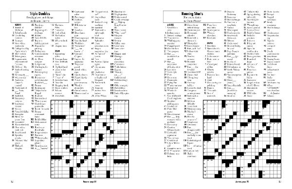 Dreamy Sunday Crosswords