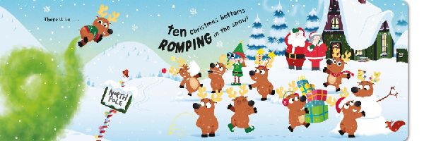 Ten Christmas Bottoms
