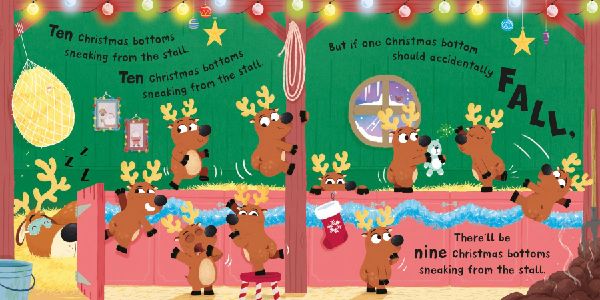 Ten Christmas Bottoms