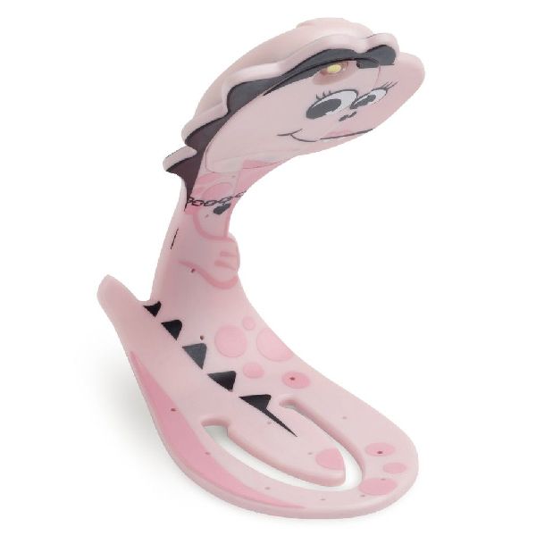 Flexilight Pals Leselicht (Dino) - pink - 2 in 1 Leselampe & Lesezeichen - LED Leselicht - Geschenk für Leser, Buchliebhaber - Deutsche Ausgabe