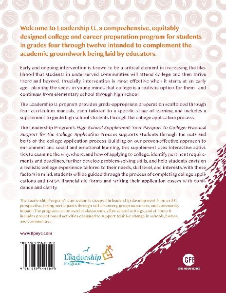 Leadership U.: Preparing Students for College, Career, and Beyond