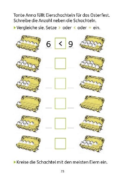 Mathe auf dem Bauernhof 1. Klasse