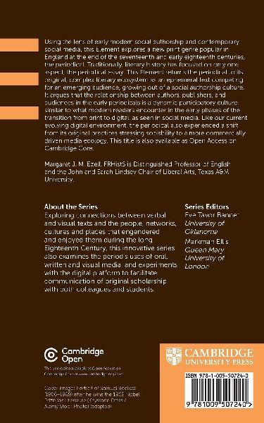 Early English Periodicals and Early Modern Social Media