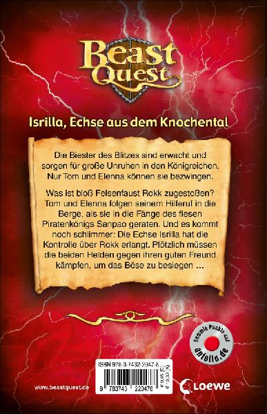 Beast Quest (Band 69) - Isrilla, Echse aus dem Knochental