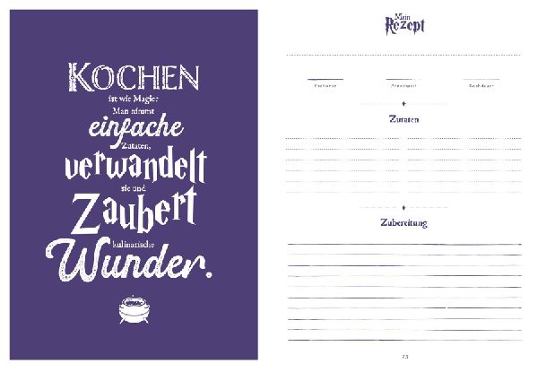 Meine magischen Rezepte - Zauberschüler Rot