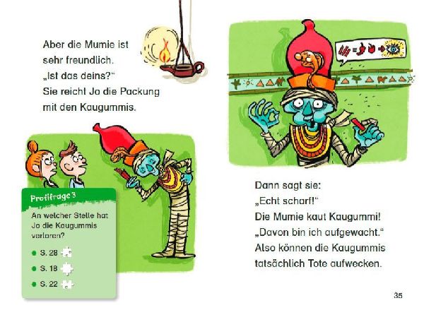 Duden Leseprofi - Ein Kaugummi für die Mumie, 1. Klasse