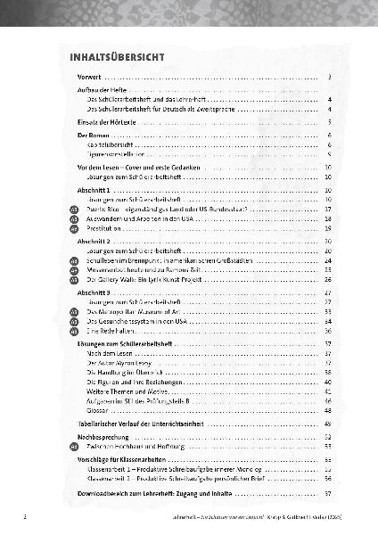 Ein Schatten wie ein Leopard - Myron Levoy - Lehrerheft