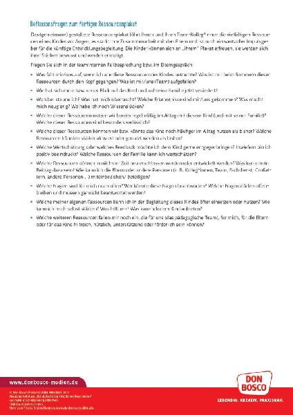 Schatzkarte der kindlichen Ressourcen - Poster A1