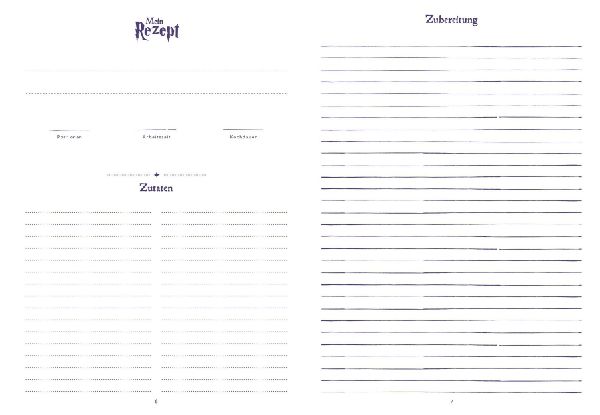 Meine magischen Rezepte - Zauberschüler Grün