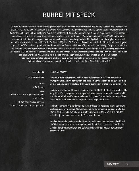 Lizenz zum Kochen - 50 Rezepte aus der Welt von James Bond 007