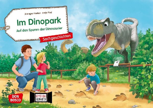Im Dinopark: Auf den Spuren der Dinosaurier. Kamishibai Bildka...
