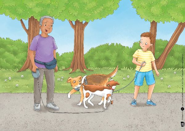 Ein Hund als Freund. Leben mit einem Haustier: viel Freude - viele Aufgaben. Kamishibai Bildkartenset