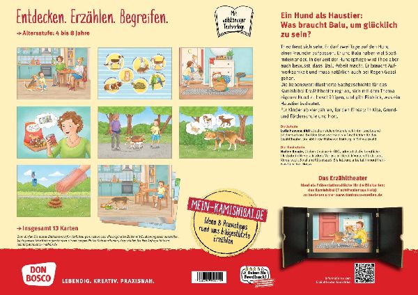 Ein Hund als Freund. Leben mit einem Haustier: viel Freude - viele Aufgaben. Kamishibai Bildkartenset