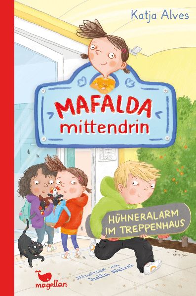 Hühneralarm im Treppenhaus (