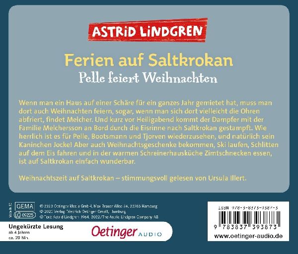 Ferien auf Saltkrokan. Pelle feiert Weihnachten